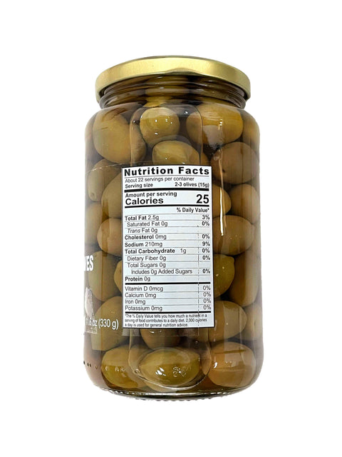 Sanniti Picholine Olives Jar, 550 g Olives & Capers Sanniti 