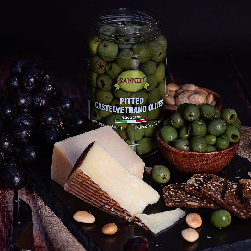 Sanniti Pitted Castelvetrano Olives Jar, 19 oz Olives & Capers Sanniti 