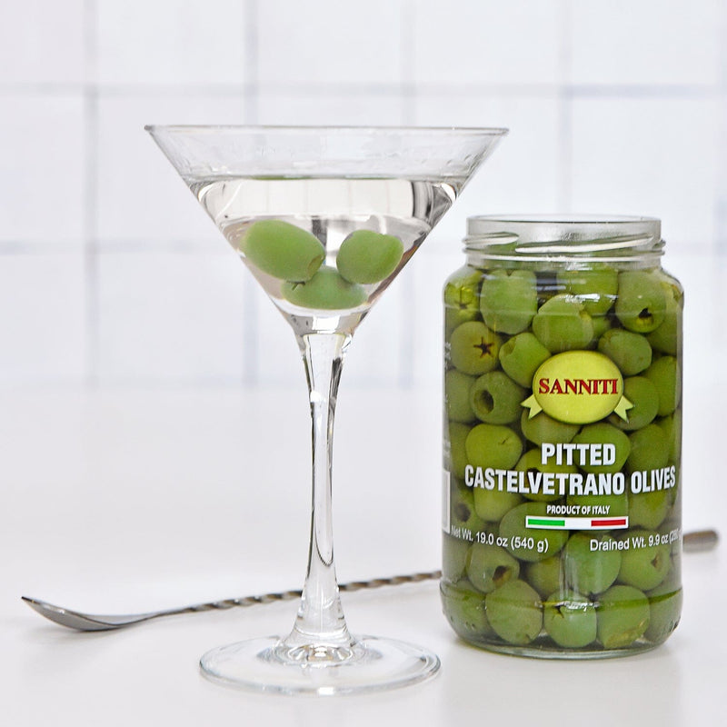 Sanniti Pitted Castelvetrano Olives Jar, 19 oz Olives & Capers Sanniti 