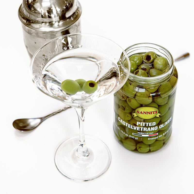 Sanniti Pitted Castelvetrano Olives Jar, 19 oz Olives & Capers Sanniti 