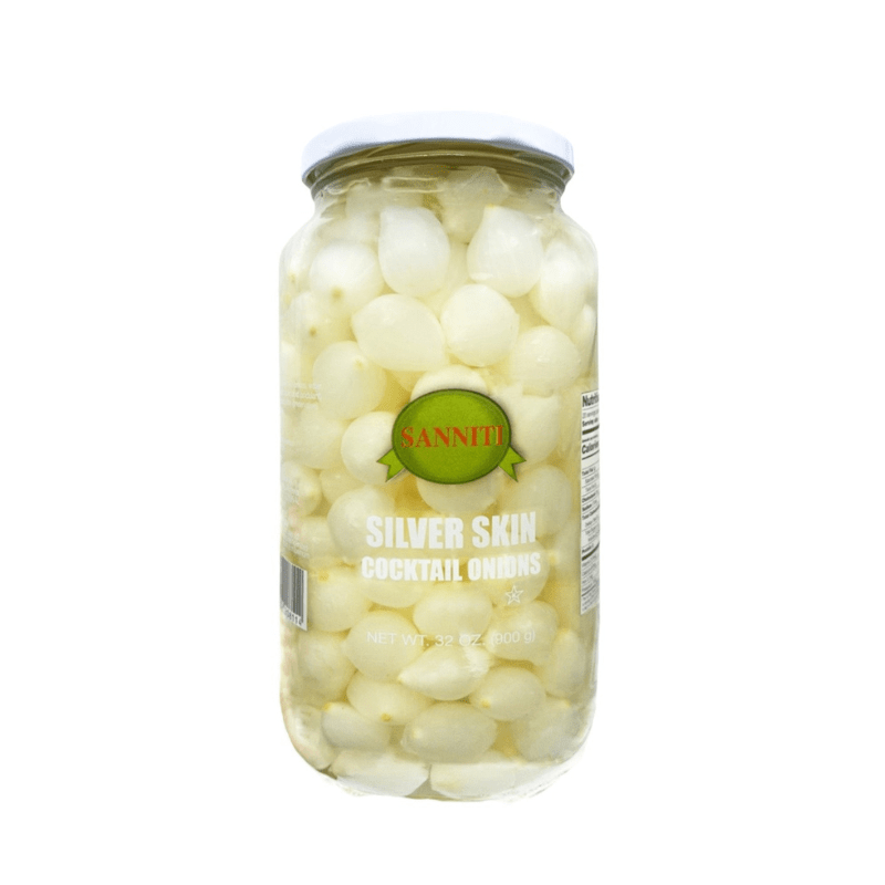 Sanniti Silver Skin Cocktail Onions, 32 oz Fruits & Veggies Sanniti 