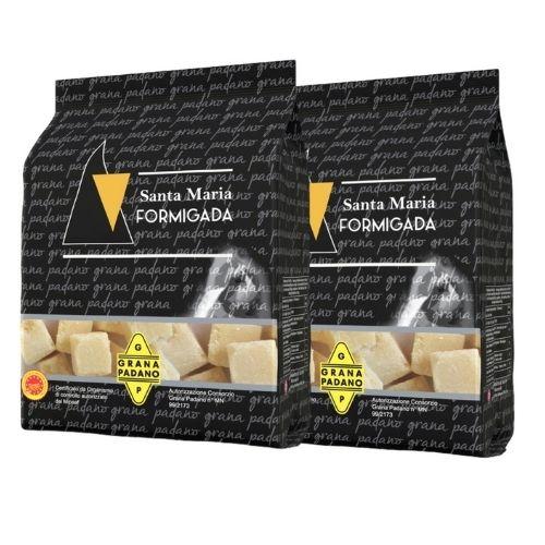 Santa Maria Grana Padano Cubes, 10.6 oz [Pack of 2] Cheese Santa Maria 