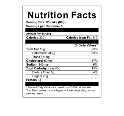 Schluender Cappuccino Liqueur Cake, 14 oz Sweets & Snacks Schluender 