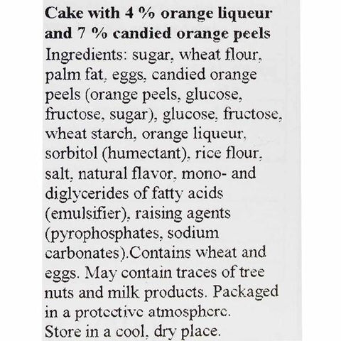 Schluender Orange Liqueur Cake, 14 oz Sweets & Snacks Schluender 