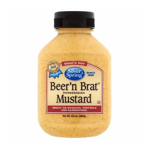 Silver Spring Beer’n Brat Mustard, 9.5 oz Sauces & Condiments Silver Spring 