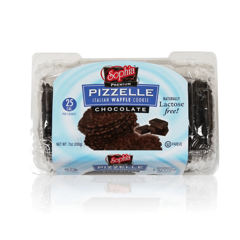 Sophia Pizelle Chocolate Waffle Cookies, 7 oz Sweets & Snacks Sophia 