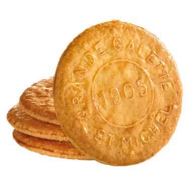 St Michel Grande Galettes French Butter Biscuits with Sea Salt, 5.3 oz