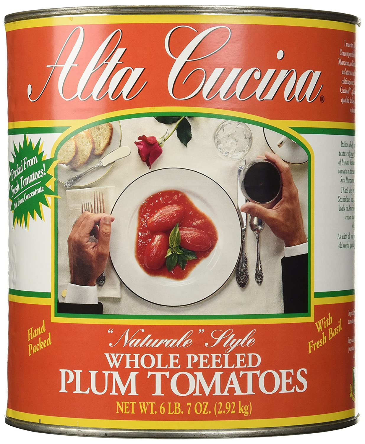 Stanislaus Alta Cucina Whole Tomatoes, 6.43 lbs