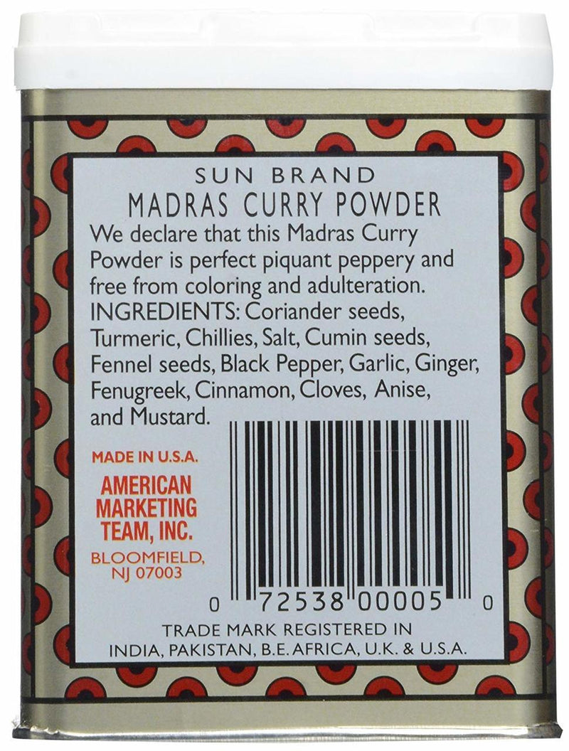 Sun Brands Madras Curry Powder, 4 oz