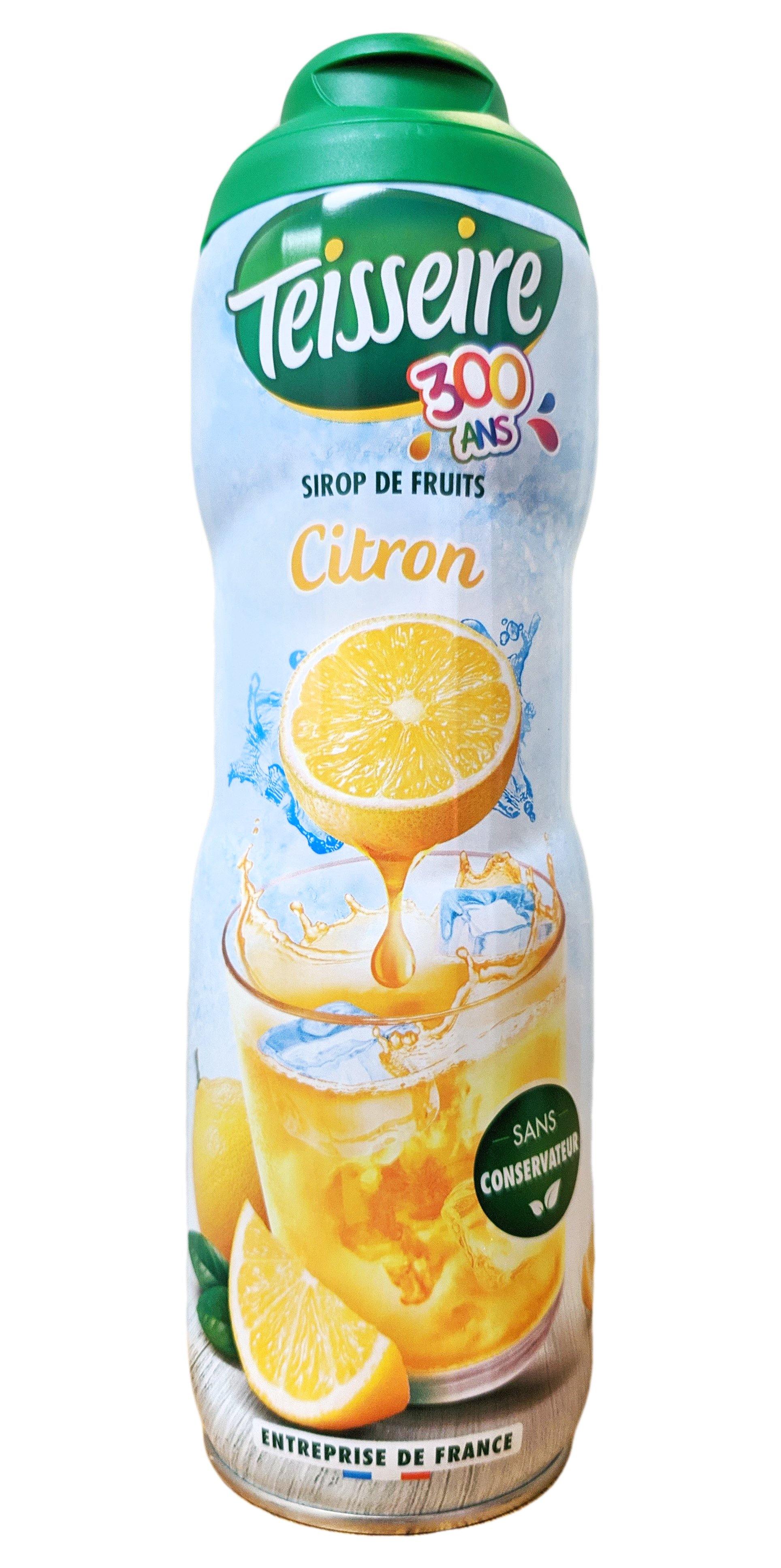 Teisseire French Lemon Syrup, 20 oz Coffee & Beverages Teisseire 