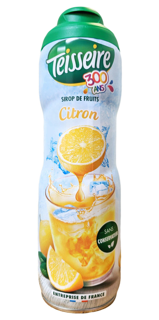 Teisseire French Lemon Syrup, 20 oz Coffee & Beverages Teisseire 