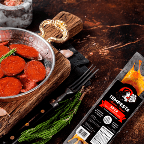 Tempesta Nduja Spreadable Spicy Salami, 17 oz [Refrigerate After Opening] Meats Tempesta 