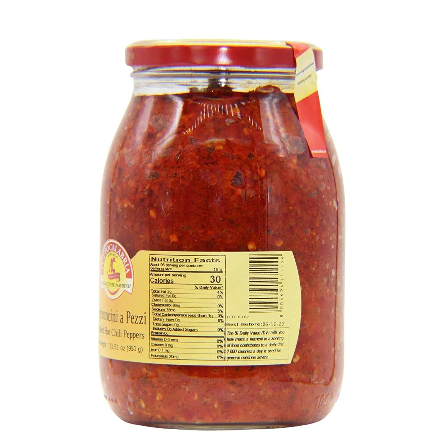 Tutto Calabria Crushed Hot Chili Peppers, 33.5 oz Sauces & Condiments Tutto Calabria 
