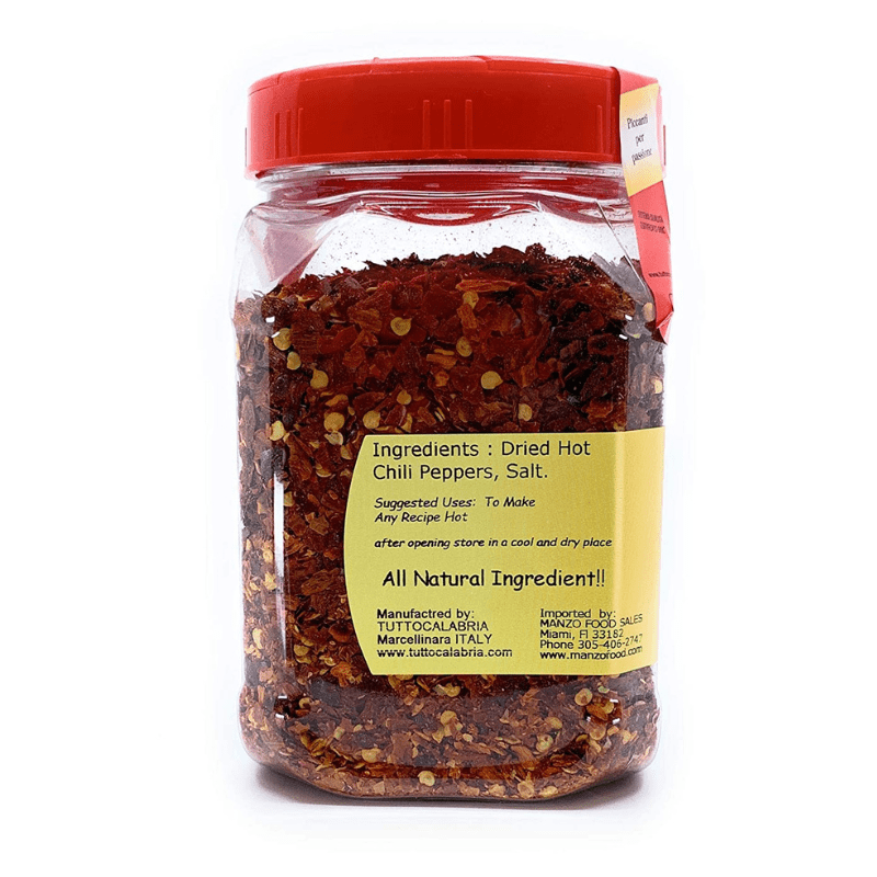 Tutto Calabria Hot Crushed Chili Shaker, 8.8 oz Fruits & Veggies Tutto Calabria 