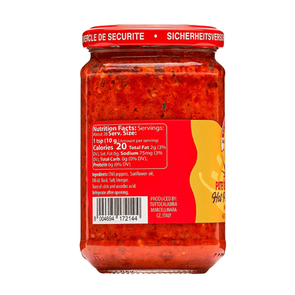 Tutto Calabria Hot Peppers Pate, 9.8 oz Sauces & Condiments Tutto Calabria 