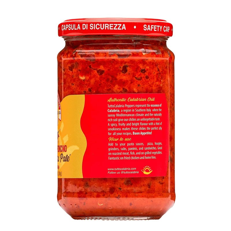 Tutto Calabria Hot Peppers Pate, 9.8 oz Sauces & Condiments Tutto Calabria 