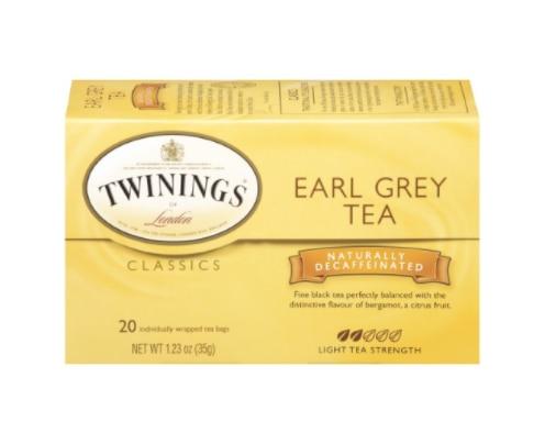 Twinings Earl Grey Decaf Bagged Tea - 20 Count