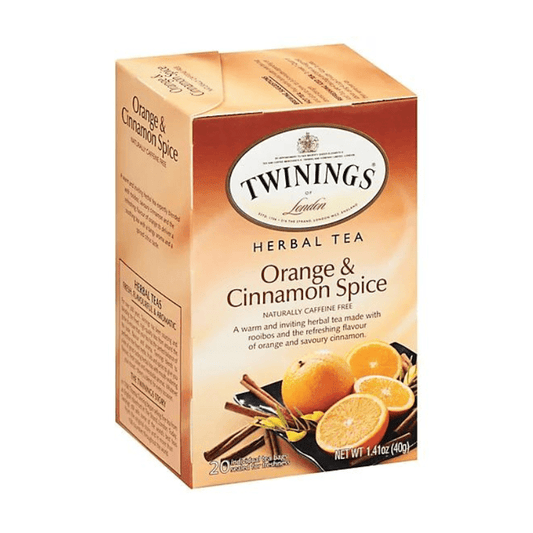 Twinings Orange & Cinnamon Spice Tea, 20 Count Coffee & Beverages Twinings 