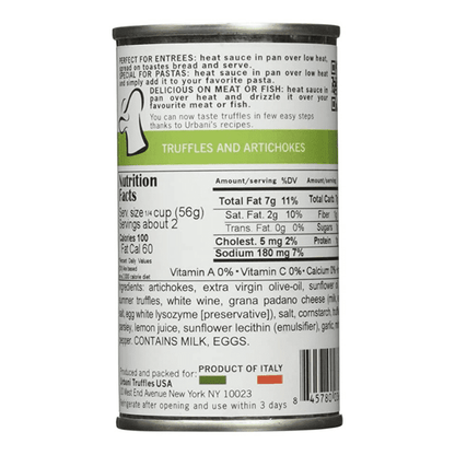 Urbani Truffle Thrills Artichokes & Truffles, 6.4 oz Sauces & Condiments Urbani 