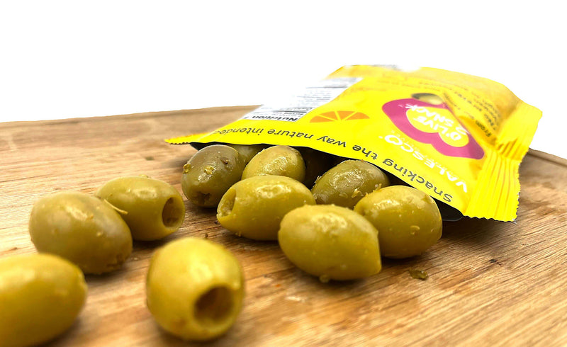 Valesco Lemon and Thyme Pitted Green O'lives 2 Snack, 3 oz Olives & Capers Valesco 