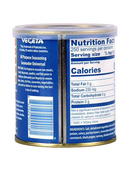 Vegeta All Purpose Seasoning, 8.8 oz (250g) Pantry Vegeta 