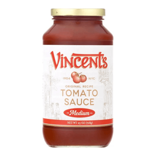 Vincent's Original Tomato Sauce Medium, 16 oz Sauces & Condiments Vincent's 