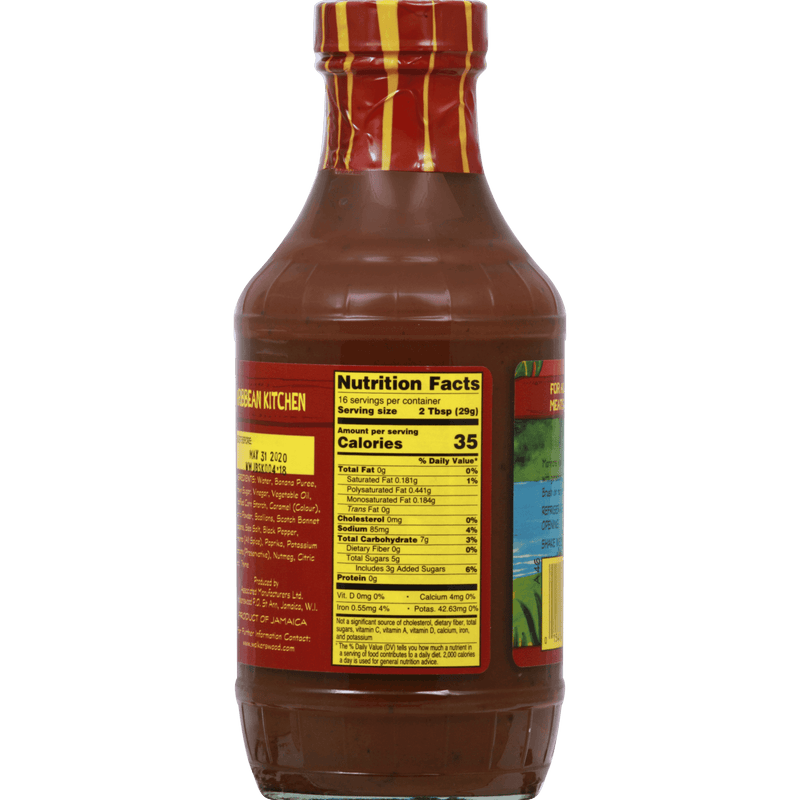 Walkerswood Spicy Jamaican Jerk Barbecue Sauce, 17 oz Sauces & Condiments Walkerswood 