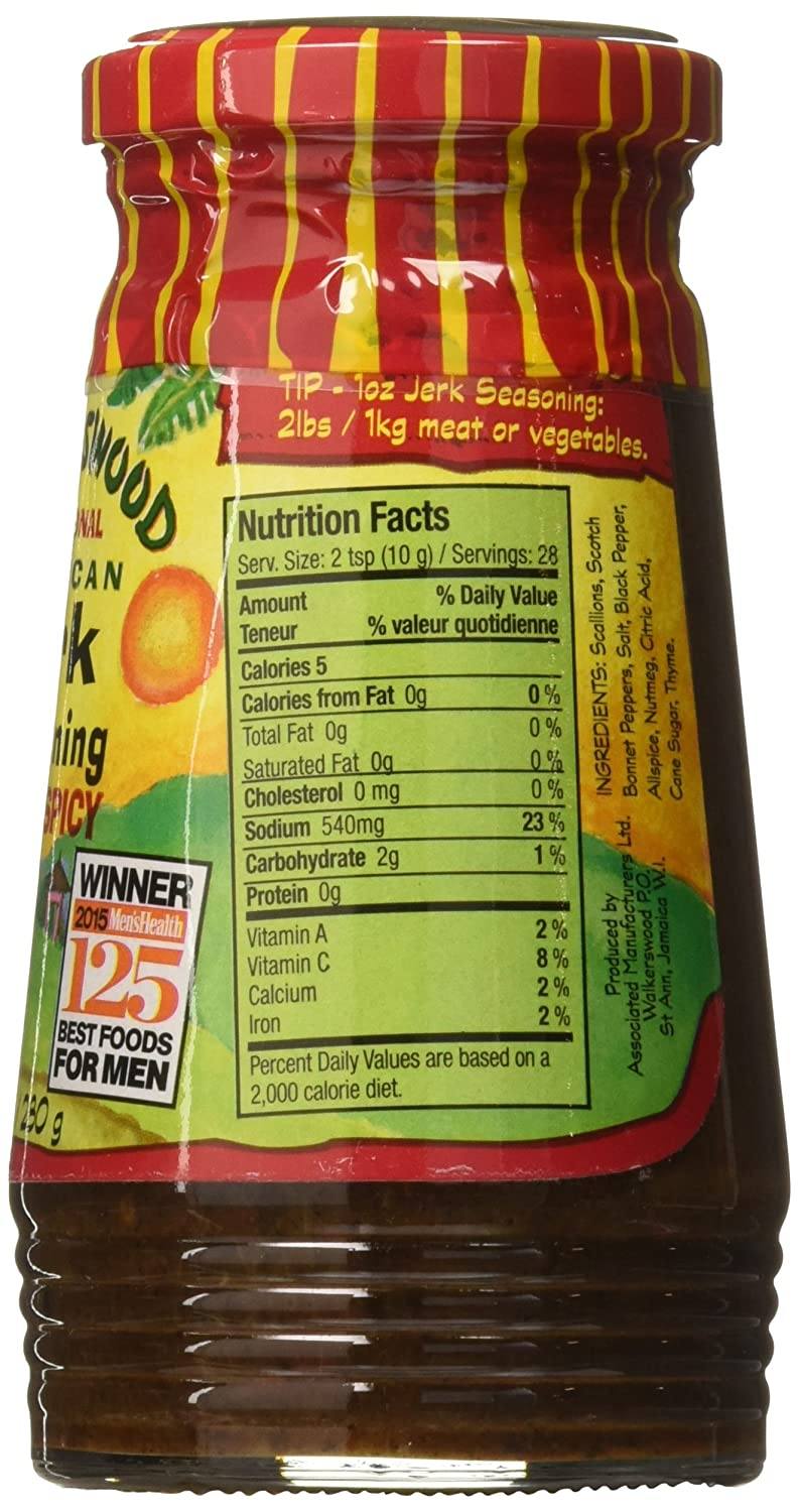 Walkerswood Traditional Jamaican Jerk Seasoning HOT & Spicy, 10 oz Sauces & Condiments Walkerswood 