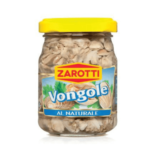 Zarotti Baby Clams in Brine, 4.59 oz Seafood Zarotti 