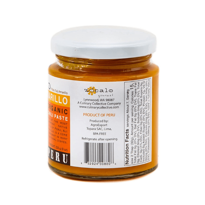 Zocalo Organic Aji Amarillo Chili Paste, 8 oz Pantry Zocalo 