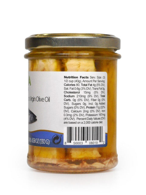 Zona Ocean White Bonito Tuna in Organic Extra Virgin Olive Oil, 7 oz